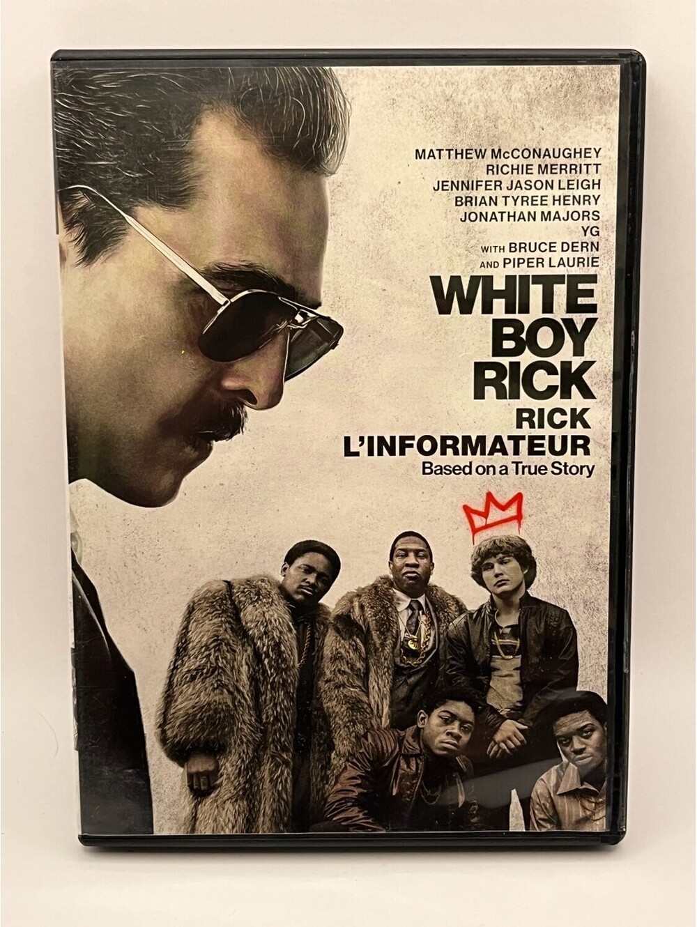 White Boy Rick DVD Standard Edition Matthew McConaughey Drama Yann Demange